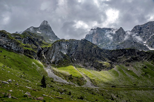 Panorama beim Wandern in den Bergen